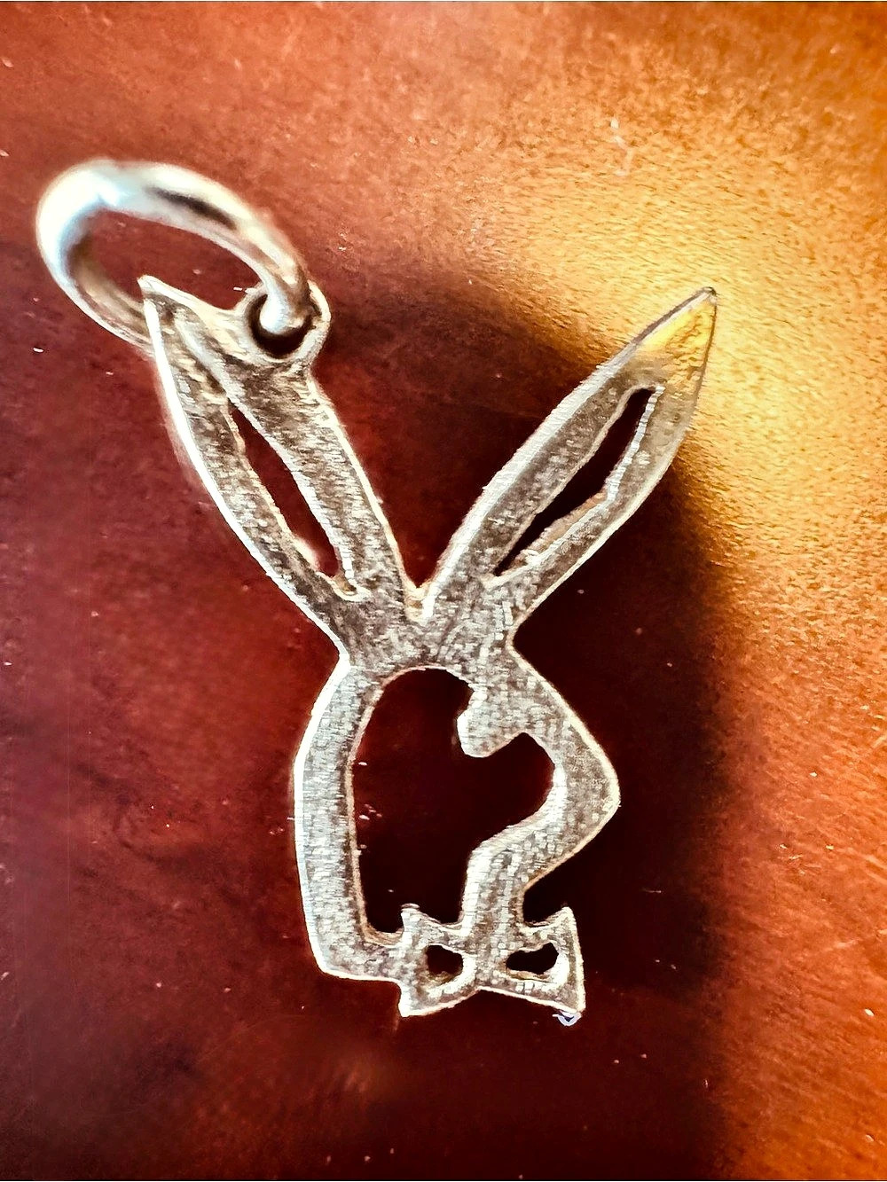 Playboy Bunny Micheal Anthony Pendant Necklace in 10k Gold 1980s